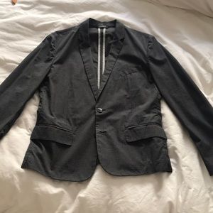 Checkered Grey Light Weight Sports Coat